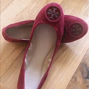 Tory Burch Suede Flats